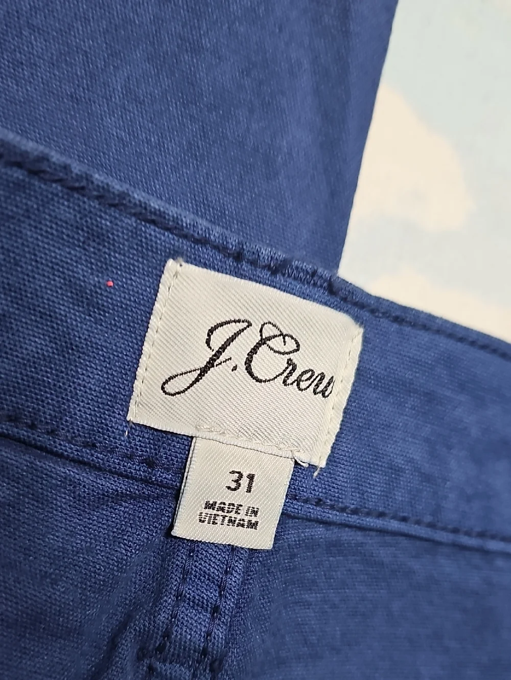J. Crew Slim High Waist Wide-Leg Pants in Navy Blue Size 31
